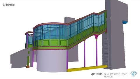 Tekla France BIM Awards 2018 - BAUDIN CHATEAUNEUF : Station la glacière